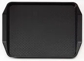 Akcesoria gastronomiczne - Cambro Taca prostokątna z profilowanymi uchwytami 430 x 300 mm, czarna | Fast Food 1217FFH-110 - miniaturka - grafika 1