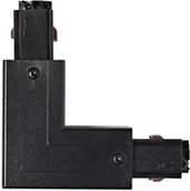 Oprawy, klosze i abażury - Kobi Łącznik "L" ZEWNĘTRZNY CZARNY do LED NEXTRACK NT - miniaturka - grafika 1