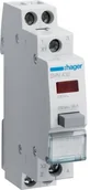 Wyłączniki światła i elektryczne - Hager Przycisk sterowniczy z lampką LED SVN452 16A 1Z+1R SVN452 - miniaturka - grafika 1