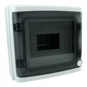 Rozdzielnie elektryczne - Marlanvil SpA Rozdzielnica natynkowa HIGHT IP65 8 modułowa transparentne drzwi 940.08 M-L 4830 940.08 - miniaturka - grafika 1