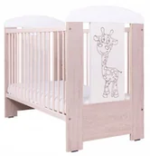 Łóżeczka i kojce - Drewex Łóżeczko Żyrafa dąb santana 120x60 cm - miniaturka - grafika 1