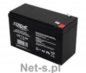 Baterie do zasilaczy awaryjnych UPS - BLOW XTREME akumulator żelowy 12V 7.5Ah (82-219#) - miniaturka - grafika 1