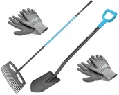 Grabie i motyki - CELLFAST Grabie Do Liści Szpadel Zestaw Narzędzi - miniaturka - grafika 1