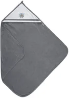 Okrycia kąpielowe dla dzieci - BabyMatex Multitex Maxi kąpielowe okrycie niemowlęce 100x100 cm grafitowe - miniaturka - grafika 1