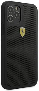 Ferrari FESPEHCP12LBK iPhone 12 Pro Max 6,7" czarny/black hardcase On Track Perforated hurtel-64427-0 - Etui i futerały do telefonów - miniaturka - grafika 4
