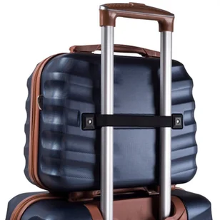 Kemer Kuferek twardy 402 Srebrny - Kosmetyczki, organizery i kuferki - miniaturka - grafika 5