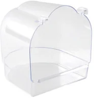Klatki i wyposażenie dla ptaków - Trixie Przezroczysty plastikowy pojemnik dla ptaków - miniaturka - grafika 1