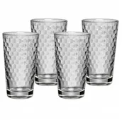 Szklanki - WMF Zestaw 4cz. szklanek do latte Honeycomb - 948652040 - miniaturka - grafika 1