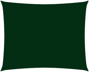 vidaXL Prostokątny żagiel ogrodowy, tkanina Oxford, 2,5x3,5 m, zielony 135481 - Parasole ogrodowe - miniaturka - grafika 2