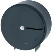 Dozowniki papieru i mydła dla firm - Dozownik na papier toaletowy Jumbo Mini Grafitowy podajnik stalowy na papier toaletowy GRAH7Y - miniaturka - grafika 1