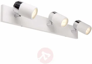 Lampenwelt 3-Punktowa łazienkowa lampa sufitowa Kardo, biała - Lampy sufitowe - miniaturka - grafika 2