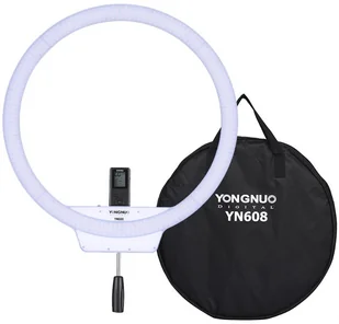 Yongnuo Lampa błyskowa LED YN608 WB 0 YN0105 - Lampy studyjne - miniaturka - grafika 4