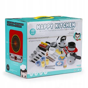 Zabawkowy Zestaw Do Gotowania Grillowania 40 el - Zabawki AGD - miniaturka - grafika 3