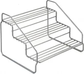 Pozostałe akcesoria kuchenne - Metaltex stojak na przyprawy Steppo 20 x 18 cm srebrny metalowy twm_464324 - miniaturka - grafika 1