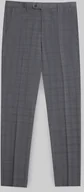 Spodnie męskie - Borgio Spodnie męskie portici szare slim fit - miniaturka - grafika 1