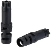 Hamulce rowerowe - Jagwire Anti-zagięcie Gear Cap, 4,5 MM, tworzywo sztuczne, czarna, 30 sztuki JA7729 - miniaturka - grafika 1