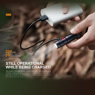 Fenix Latarka diodowa E05R czarna 039-493 - Latarki - miniaturka - grafika 12