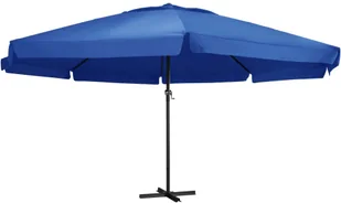 vidaXL Parasol ogrodowy na słupku aluminiowym 600 cm lazurowy  47377 - Parasole ogrodowe - miniaturka - grafika 2