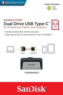 SanDisk Ultra Dual Drive 64GB (SDDDC2-064G-G46) - Pendrive - miniaturka - grafika 12