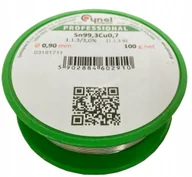 Akcesoria do lutowania - Cyna z topnikiem 0,90mm 100g 0,1kg Pb Free - miniaturka - grafika 1