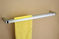 Wieszaki łazienkowe - Art Platino EMIRA Wieszak na ręczniki podwójny chrom EMI-85022 - miniaturka - grafika 1