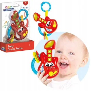 CLEMENTONI Clementoni Baby Grzechotka gitara 17230 - Gryzaki dla dzieci - miniaturka - grafika 3