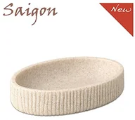 Kubki - Tatay tatay zestaw składający się z dozownikiem mydła, kubek do mycia zębów i mydelniczka żywica poliestrowa w wysokiej jakości, kolekcja Saigon, w kolorze piaskowym z Matt 6360000 - miniaturka - grafika 1