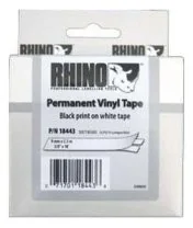 Dymo oryginalny taśma do drukarek etykiet, , 18443, S0718580, czarny druk/bi - Taśmy do drukarek barwiące - miniaturka - grafika 2