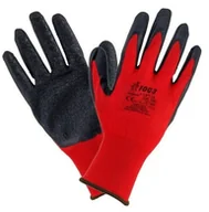 Odzież robocza - Rękawice ochronne latex czerwone r.10 TW7499 - miniaturka - grafika 1