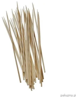 PapStar Bambusowe patyczki do szaszłyków "pure" 30cm dł. śr. 3mm 16587 - Opakowania gastronomiczne - miniaturka - grafika 2