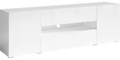 Szafki RTV - Helvetia Komoda TV DELOS 40 Biały Połysk 249PJD40 - miniaturka - grafika 1