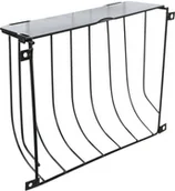 Akcesoria dla gryzoni - Trixie Paśnik przykręcany, dla królika/gryzoni czarny, metal/plastik, 22 × 16 × 6 cm, z pokrywką - miniaturka - grafika 1