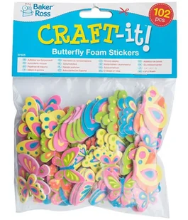 Baker Naklejki piankowe Motylki ROSS - Przybory szkolne - miniaturka - grafika 2