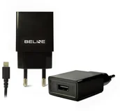 Ładowarki do telefonów - Beline beline Ładowarka sieciowa 1xUSB + lightning 1A czarna iPhone 5/6/7/8/X (Beli0007) - miniaturka - grafika 1