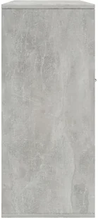 vidaXL Szafka, betonowa szarość, 88 x 30 x 70 cm, płyta wiórowa vidaXL - Szafki do salonu - miniaturka - grafika 5