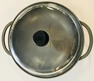 Woki - Berndes Wok z pokrywką szklaną i akcesoria, aluminiowa, czarna, 32 cm, 3-jednostek 074983 - miniaturka - grafika 1