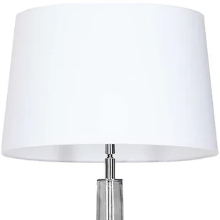 4concepts Nocna LAMPA stołowa LOZANNA TRANSPARENT BLACK L214282230 stojąca LAMPKA abażurowa do sypialni biała przydymiona L214282230 - Lampy stojące - miniaturka - grafika 3