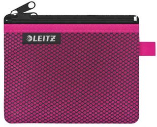 Leitz Koszulka z suwakiem z dwoma przegródkami WOW, rozmiar S, różowa 40110023 - Koszulki na dokumenty - miniaturka - grafika 2