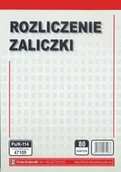 Druki akcydensowe - Firma krajewski Rozliczenie zaliczki [Pu/K-114] Pu/K-114 - miniaturka - grafika 1