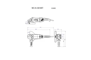 Metabo WE 24-230 MVT 606469260 - Szlifierki i polerki - miniaturka - grafika 6