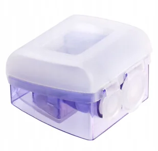 INTER-VION Duo sharpener - Podwójna temperówka do kredek - 499614 - Pozostałe akcesoria kosmetyczne - miniaturka - grafika 3