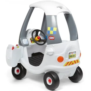 Little Tikes Jeździk Cozy Coupe Policja biała - Jeździki dla dzieci - miniaturka - grafika 2