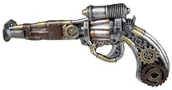 Dodatki do strojów karnawałowych - Boland Broń "Rewolwer Steampunk" BOLAND 31 cm 54542 - miniaturka - grafika 1