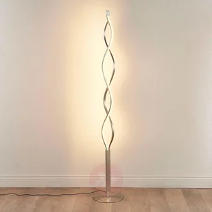 LINDBY Falowana lampa LED Auron - Lampy stojące - miniaturka - grafika 3