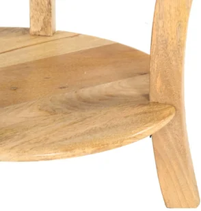 vidaXL Stolik boczny, 37x37x61 cm, lite drewno mango vidaXL - Ławy i stoliki kawowe - miniaturka - grafika 5