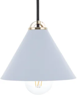 Beliani Lampa wisząca jasnoniebieska ARAGON - Lampy sufitowe - miniaturka - grafika 2