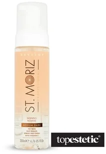 St Moriz Clear Professional Tanning Mouse Medium &amp Dark Bezbarwny mus samoopalający 200ml - Samoopalacze - miniaturka - grafika 2