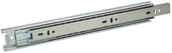 Zawiasy, okucia i inne akcesoria - Domino Prowadnica kulkowa z pełnym wysuwem H45 350 mm srebrna - miniaturka - grafika 1