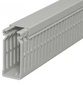 Kanały kablowe - Hager Kanał grzebieniowy BA7A 40x80, szary /BA7A40080/ BA7A40080 - miniaturka - grafika 1