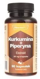 PHARMOVIT Kurkumina + Piperyna x 90 kaps - Ochrona stawów - miniaturka - grafika 4